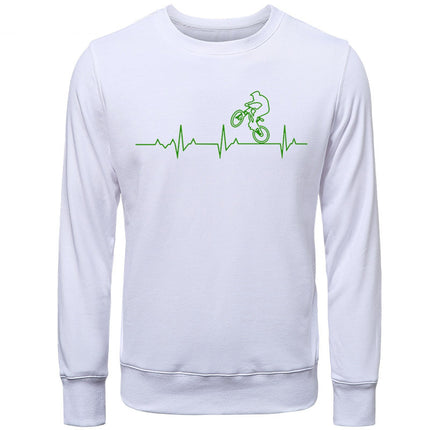 Printed pullover sweater