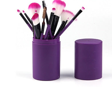 12pcs Eyelash Highlighter Makeup Brush