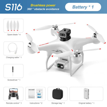 S116 Brushless Drone With Four-Way Obstacle Avoidance