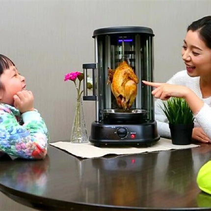 Home Grill Electric Rotisserie Indoor Chicken SmokelessHome