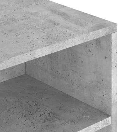 Coffee Table Concrete Grey 90x55x42.5 cm Wood-based material