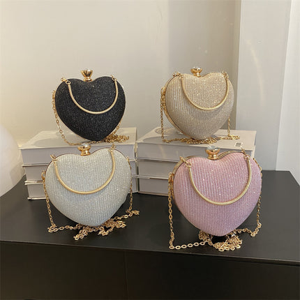 Evening Heart Clutch Women Bag
