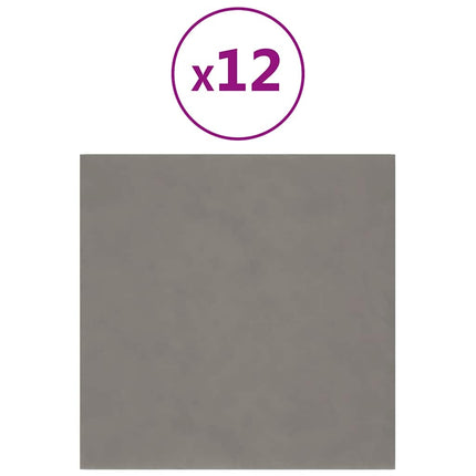 wall panels 12 pcs. velvet 1.08 m²