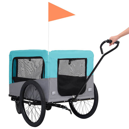 2-in-1 Fahrradanhänger für Hunde und Kinderwagen