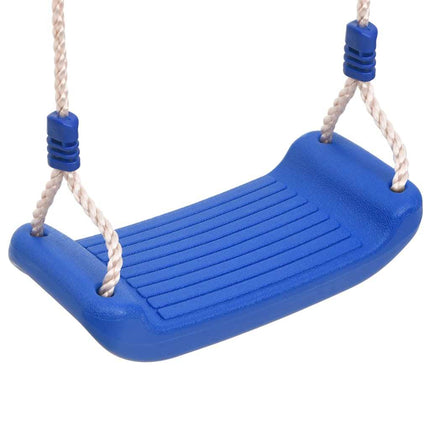 Schaukelsitze mit Seilen, 2 Stück, Blau, 38 x 16 cm, PE