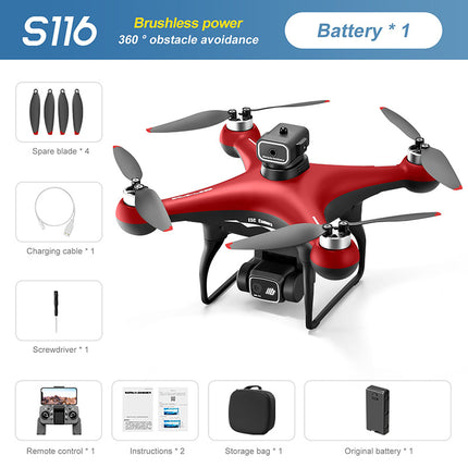 S116 Brushless Drone With Four-Way Obstacle Avoidance