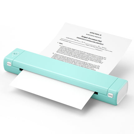 Tragbarer A4-Drucker, kabellos, Bluetooth-kompatibel, Thermodrucker für unterwegs