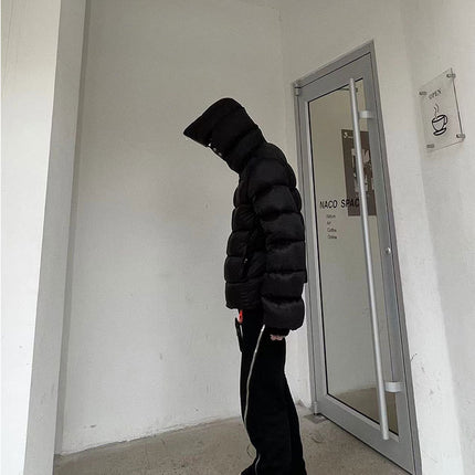 Sophisticated black down jacket