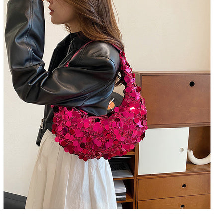 New Elegant Clutch Luxury Fashion Colorful Sequins Bag