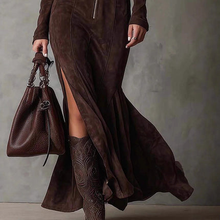 Slim Zipper Fashion Retro Women's Clothing