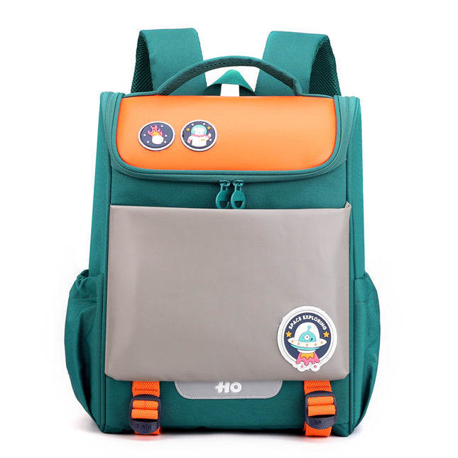 Primary School Students Shoulder Pad Childregn's Backpack Light Solid Color Primary School Ba