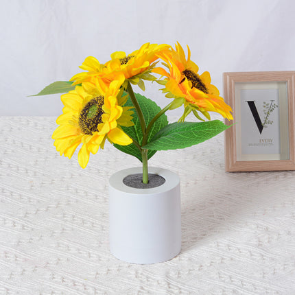 Rechargeable Sunflower Led Simulation