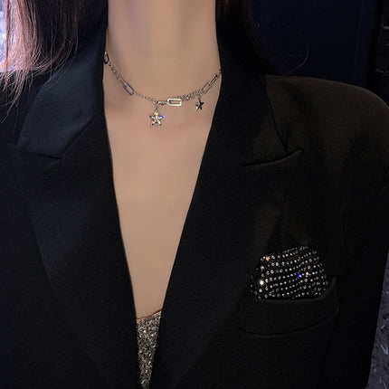 Hip Hop Cool Star Necklace