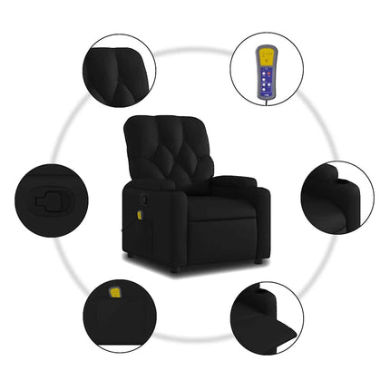 Massage Recliner, Faux Leather