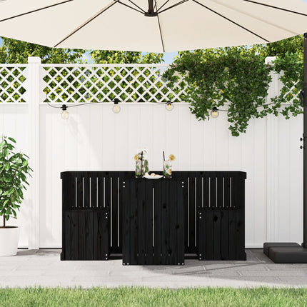 Balcony Furniture Set 2-Seater Solid Pine Wood