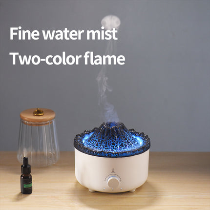 Mute Of New Small Simulated Flame Volcano Humidifier Flame