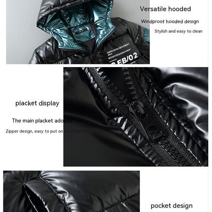 Premium winter jacket combines sophisticated style