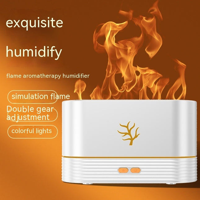 Flame Humidifier Smart Timing LED Electric Aroma Diffuser