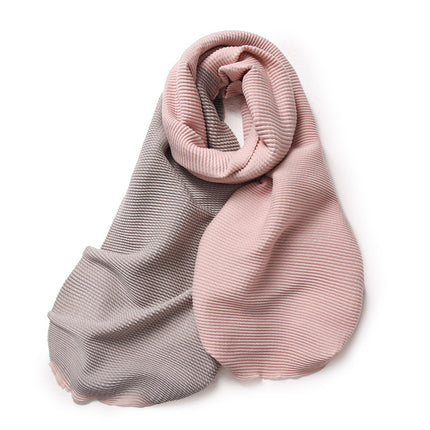 Double-sided Wrinkled Imitation Cashmere Scarf Popular