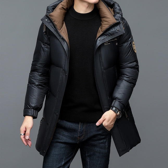 New Winter Men's Duck Down Warm Thick Casual Jacket