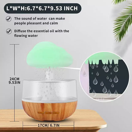 Humidifier Rain Cloud Mushroom Lamp