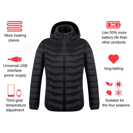 USB Electric Heating Vest Men's Clothes Winter