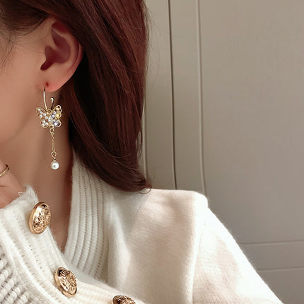 Net Red Temperament Light Earrings