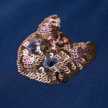 Kinder-Sweatshirt, marineblau, Größe 116