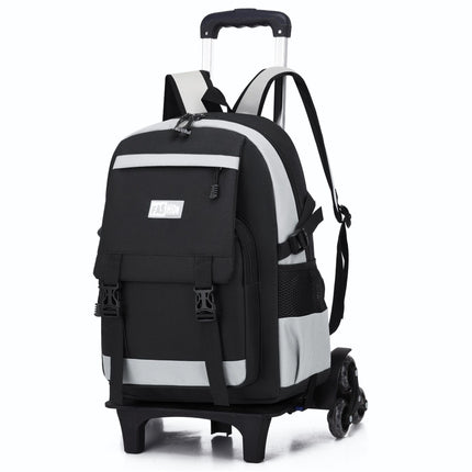 Large Capacity Pull Rod Backpack for School Student