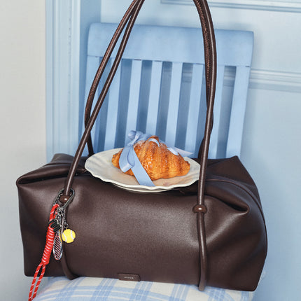 Leather Travel Hand-carried One-shoulder Oversized Bag
