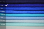 Indigo Cashmere Scarf – Handwoven Luxury from Kashmir