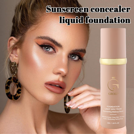 Sunscreen Concealer Liquid Foundation