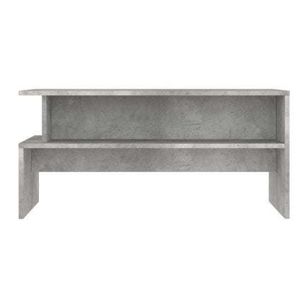 Coffee Table Concrete Grey 90x55x42.5 cm Wood-based material