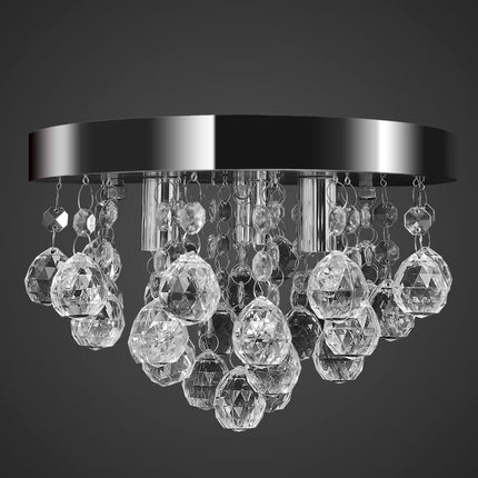 Chandelier Ceiling Light Crystal Design Chandelier Chrome   Ceiling Light