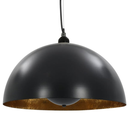 Ceiling Lights, 2 pcs., Gold, Hemispherical, 40cm