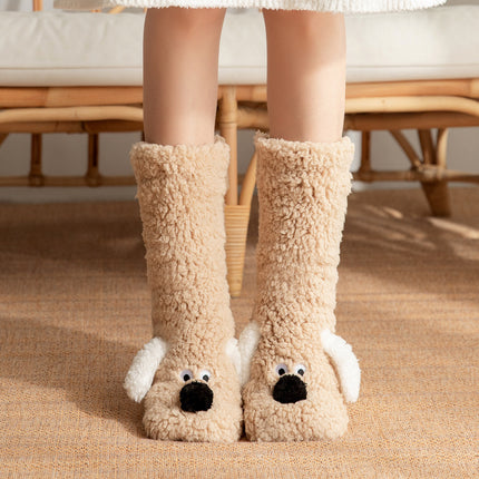 s Winter Warm Non-slip Plush Socks For Women
