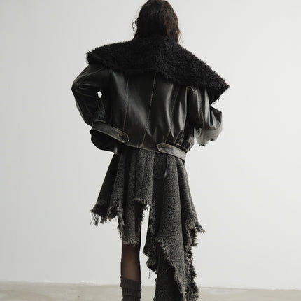 Cool Handsome Relaxed Senses Leather Jacket