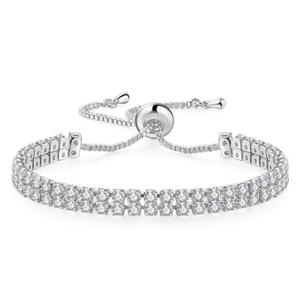 Fashion-double-row-zircon-bracelet-for-women-rhinestone-bracelet