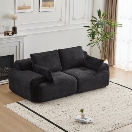 Modern Memory Foam Compressed Sofa,2 Seater