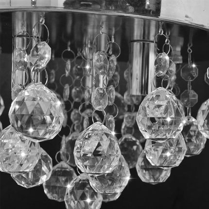 Chandelier Ceiling Light Crystal Design Chandelier Chrome   Ceiling Light