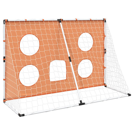 Fußballtor für Kinder mit Zielscheibe und Ball, 182 x 62 x 118 cm