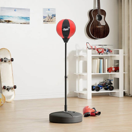 Boxball mit Ständer, Handschuhen und Pumpe 81-122 cm