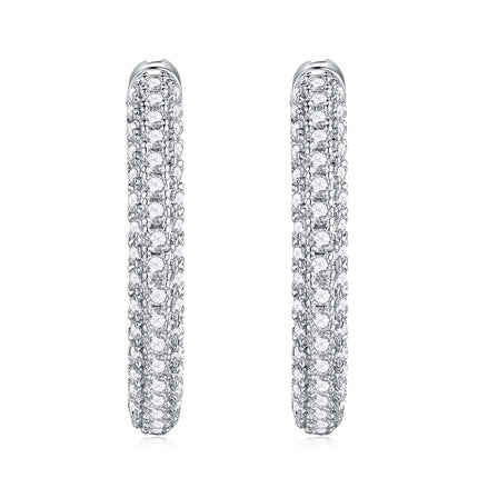 Sunset – Ohrstecker aus Silber und Platin
