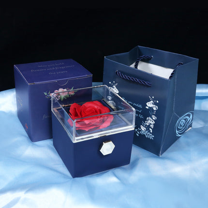 Rose Jewelry Packaging Box Valentine's Day Gift For Women