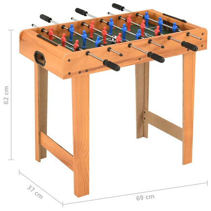 Mini-Tischkicker 69×37×62 cm Ahorn