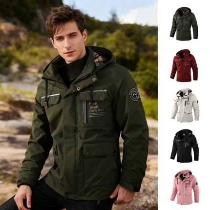 Fashion Men's And Women Casual Windbreaker Hooded Jacket  Waterproof