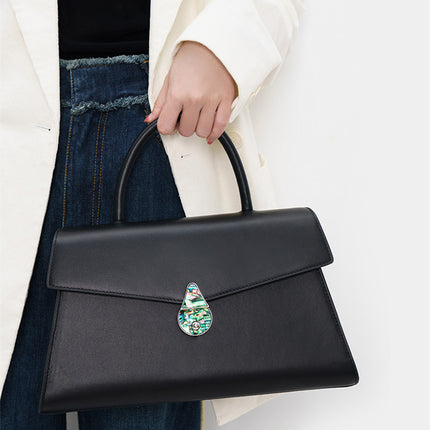 Emerald Bella  Leather Portable Shoulder  Bag