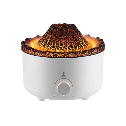 Mute Of New Small Simulated Flame Volcano Humidifier Flame