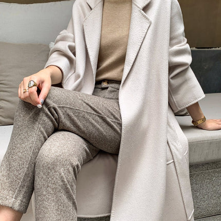 Double-faced Cashmere Coat Women's Blazer Jacket