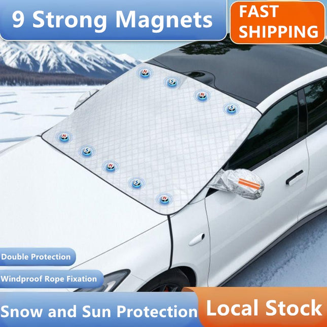 Snow Cover Window Mirror Protector With Hook